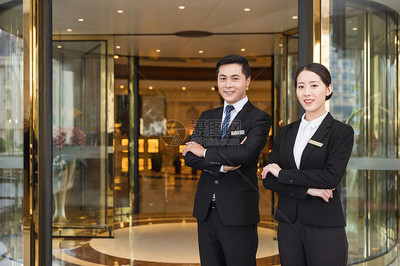 酒店管理服務(wù)人員接待形象高清圖片下載 - 餐飲管理精選